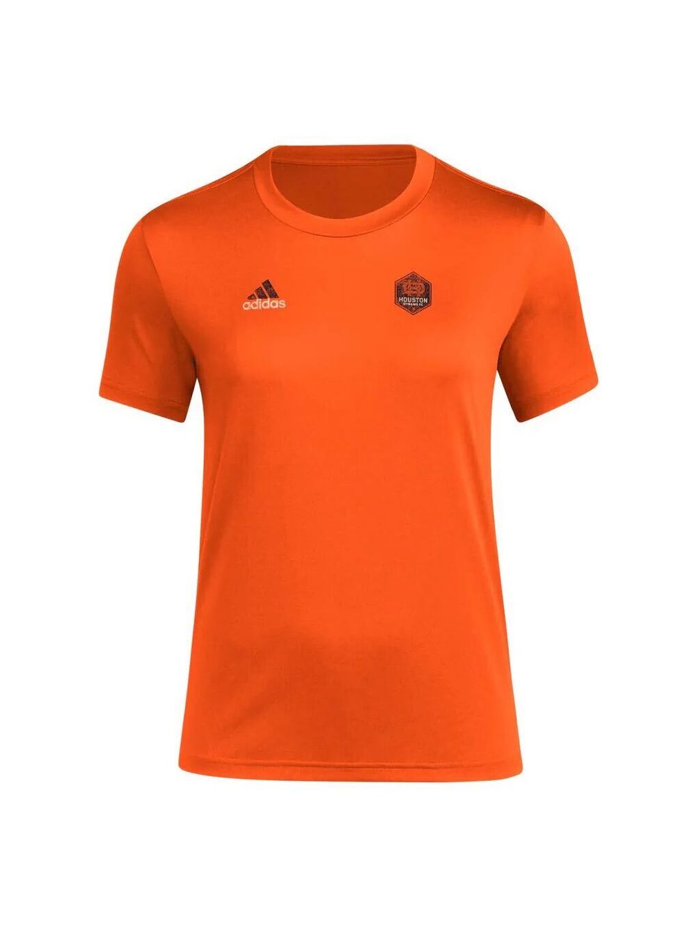NWT Adidas Houston Dynamo FC Orange Local Stoic Women's T-Shirt - XL